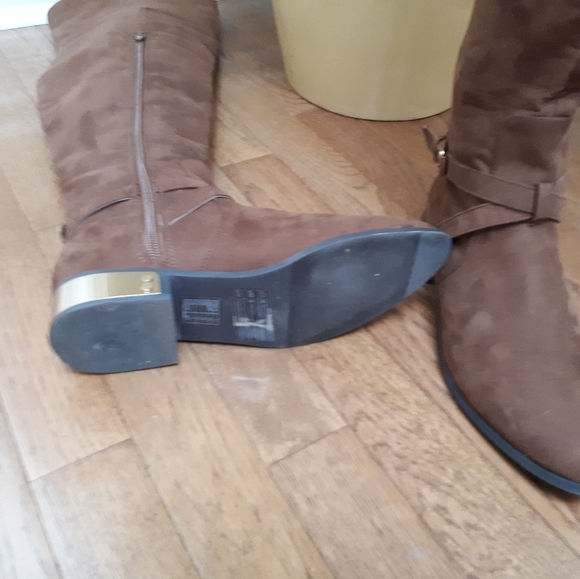 Over.the knee brown boots - Picture 6 of 8